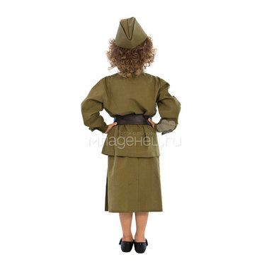 Детский костюм Великой Отечественной Войны для девочки (108003) рост 116-122 1