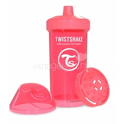 Поильник Twistshake Kid Cup 360 мл (с 12 мес) персиковый