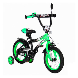 Велосипед двухколесный Velolider 14" Lider Shark 14A-1487 Зеленый/Черный