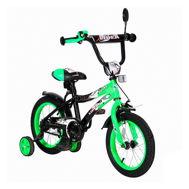 Велосипед двухколесный Velolider 14" Lider Shark 14A-1487 Зеленый/Черный 1