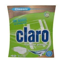 Таблетки для посудомоечных машин Claro Эко 40 шт. Классик