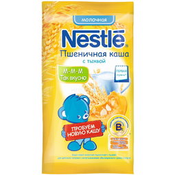 Каша Nestle молочная 35 гр Пшеничная с тыквой (1 ступень)