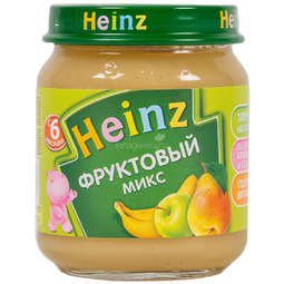 Пюре Heinz фруктовое 120 гр Фруктовый микс (с 6 мес)