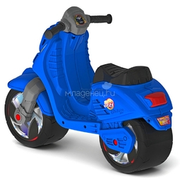 Каталка-мотоцикл ОР502 Скутер Синий
