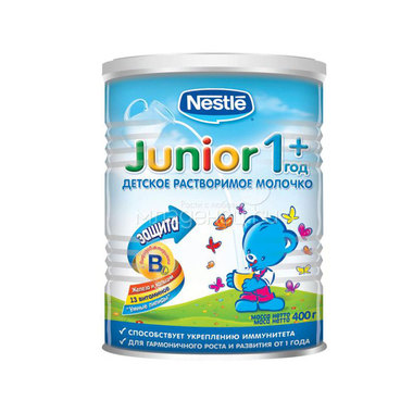 Детское молочко Nestle Junior 400 гр 1+ (с 12 мес) 0