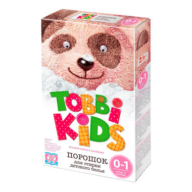 Стиральный порошок Tobbi Kids от 0-12 месяцев  400 гр 0