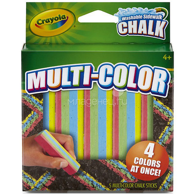 Мел Crayola Для асфальта многоцветный 0