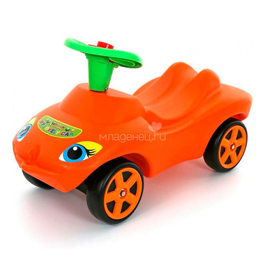 Каталка Wader "Мой любимый автомобиль " со звуковым сигналом Оранжевая 0