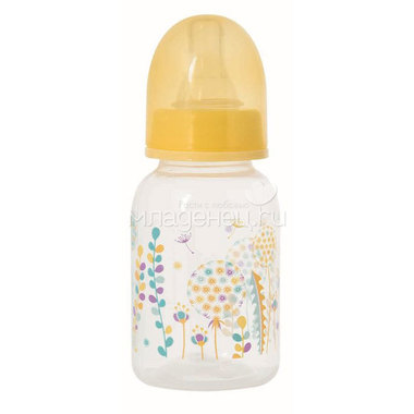 Бутылочка Мир детства с силиконовой соской 125 мл (с 0 мес) 1