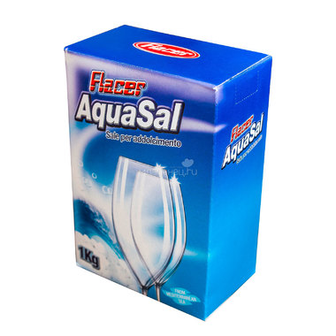 Соль для посудомоечных машин Flacer Aquasal для посудомоечных машин 1 кг 0