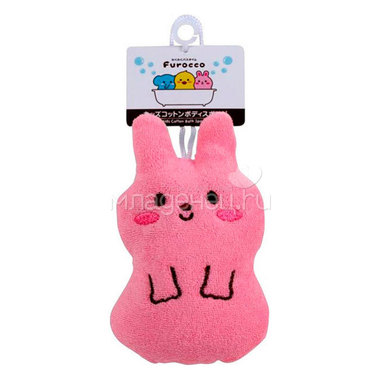 Мочалка-спонж Kokubо Furocco Розовый Кролик 0