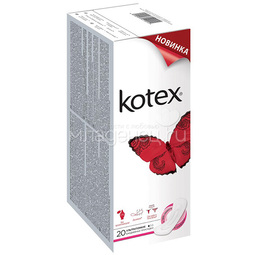 Прокладки гигиенические Kotex ежедневные Super Slim Combi  2 в 1 (ежедневные) 20 шт