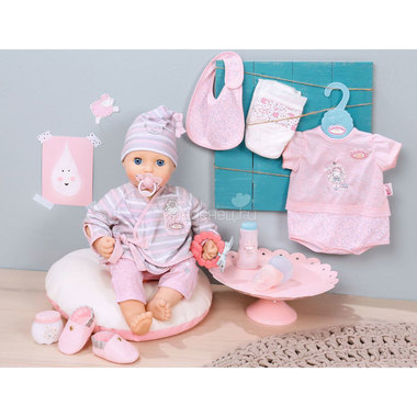 Одежда для кукол Zapf Creation Baby Annabell Супернабор c аксессуарами 1