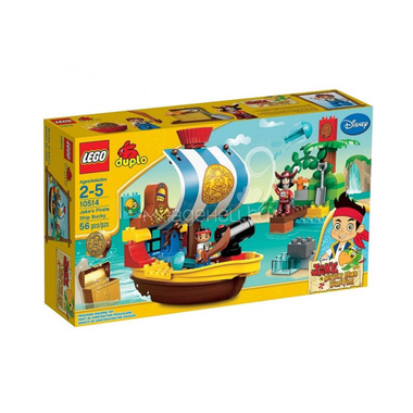 Конструктор LEGO Duplo 10514 Пиратский корабль Джейка 0