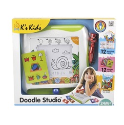 Развивающие игрушки K's Kids Доска для рисования с обучающими карточками с 12 мес.