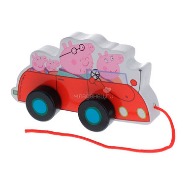 Игровой набор Peppa Pig Каталка Машина семьи Пеппы дерево 1