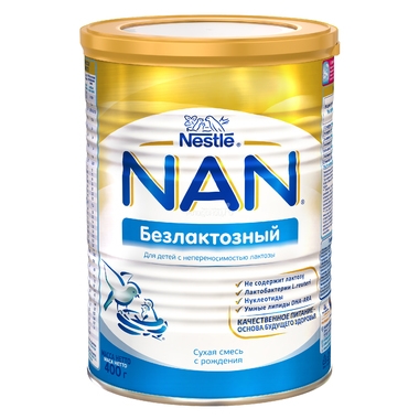 Молочная смесь Nestle NAN Безлактозный 400 гр с 0 мес 0