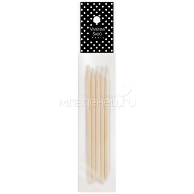 Палочки для маникюра Vivienne Sabo деревянные 5 шт 0