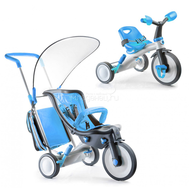 Велосипед Italtrike 3 в 1 Evolution Голубой 0
