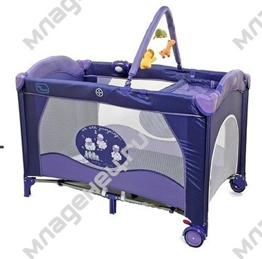 Манеж-кровать Babe Planete Animals Фиолетовый 0