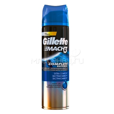 Гель для бритья Gillette MACH3 200 мл успокаивающий кожу 0