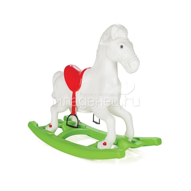 Качалка Pilsan лошадка со стременами Windy Horse белый 0