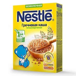 Каша Nestle безмолочная 200 гр Гречневая (1 ступень)