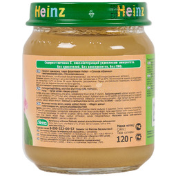Пюре Heinz фруктовое 120 гр Яблоко (с 4 мес)