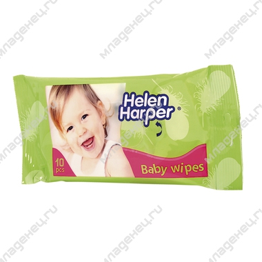 Салфетки влажные Helen Harper Baby 10 шт 0
