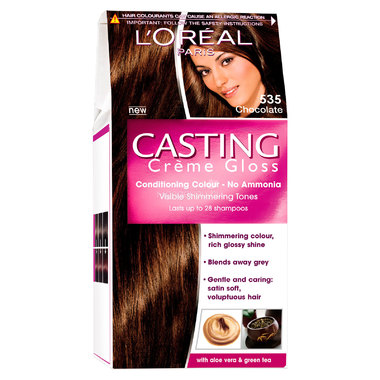 Крем-Краска для волос L'Oreal Сasting Creme Gloss Шоколад (тон 535) 0