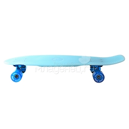 Скейтборд Y-SCOO Big Fishskateboard GLOW 27" винил 68,6х19 с сумкой Blue/Blue