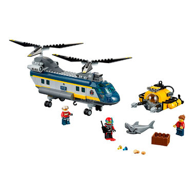 Конструктор LEGO City 60093 Вертолет исследователей моря 0