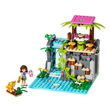 Конструктор LEGO Friends 41033 Джунгли: Спасение тиргёнка у водопада 0