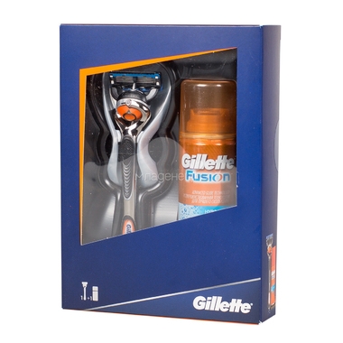 Набор Gillette Fusion Proglide Flexball Бритва с 1 сменной кассетой+Гель для бритья 75мл 0