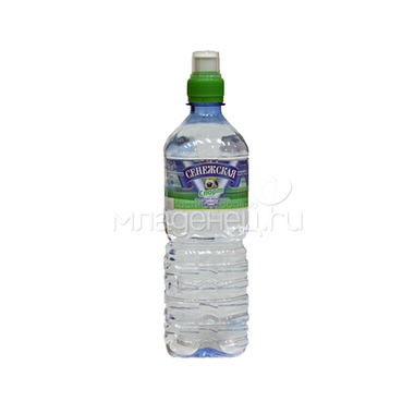 Вода минеральная Сенежская 0,5 л Негазированная 0,5 л спорт (пластик) 0