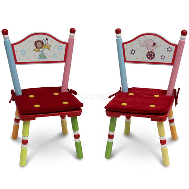 Комплект из стола и двух стульев Major-Kids Circus 3