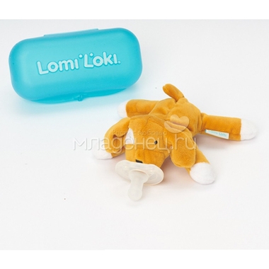 Пустышка Lomi Loki с развивающей игрушкой Щенок Арчи 2