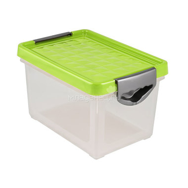 Ящик для хранения игрушек BranQ Systema Зеленый 5,1л 0