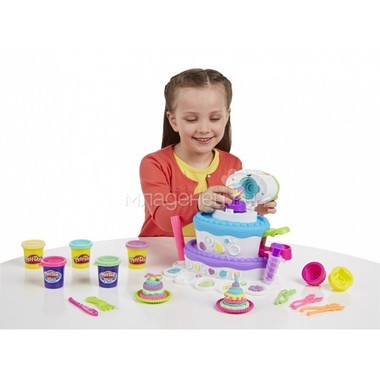 Игровой набор Play-Doh Праздничный торт 3