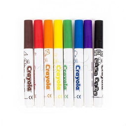 Фломастеры Crayola Для малышей, цветные, смывающиеся