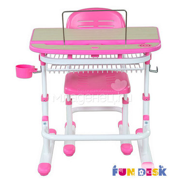 Набор мебели FunDesk Colore парта и стул Pink 5