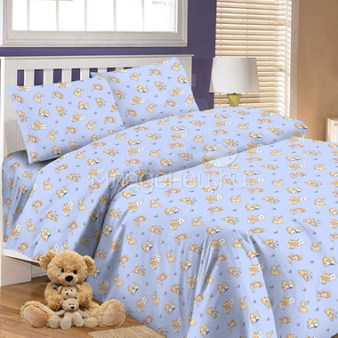 Комплект постельного белья детский Letto в кроватку BG-64 0
