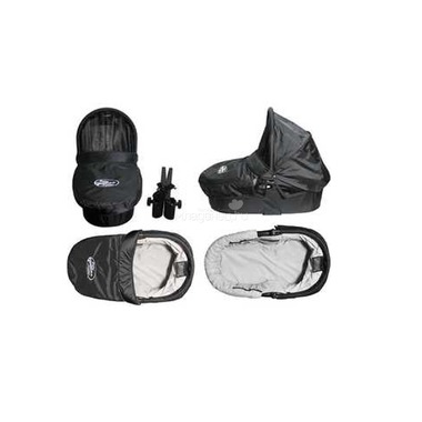 Люлька Baby Jogger Compact Pram Черная с серым 0