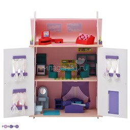 Кукольный домик PAREMO Анастасия, 15 предметов мебели