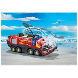 Игровой набор Playmobil Городской аэропорт Пожарная машина со светом и звуком