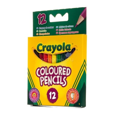 Карандаши цветные Crayola Короткие 1