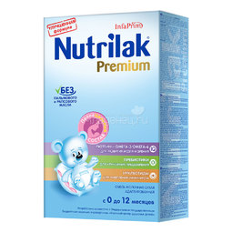 Заменитель Nutrilak Premium 350 гр c 0 до 12 мес