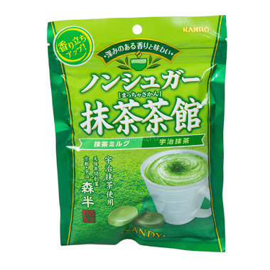 Конфеты Canro Co с зеленым чаем Matcha Леденцы без сахара 110 гр 0
