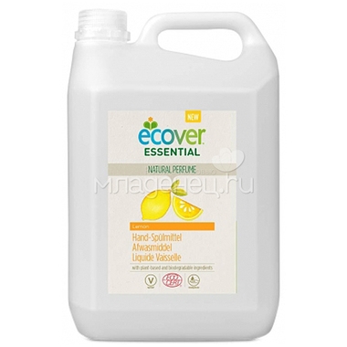 Жидкость для мытья посуды Ecove Essential С лимоном 5л 0