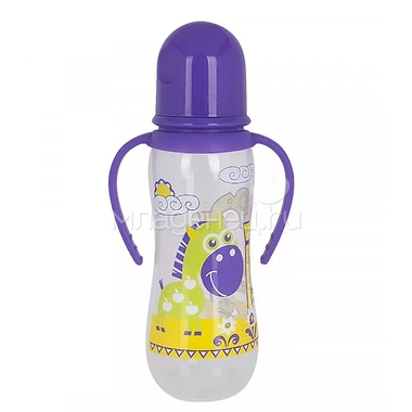 Бутылочка Lubby с силиконовой соской С ручками 250 мл (с 0 мес) 1